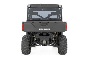 Polaris Ranger XP 1000 Big Game Edition Rear Panel - Rough Country - Scratch Resistant - Tinted - 2022